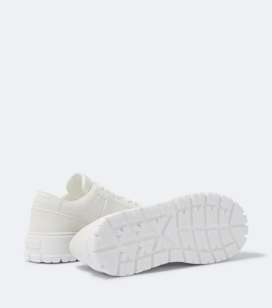 Prada Leather sneakers | Thumbnail 3
