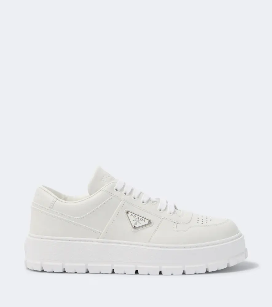Prada Leather sneakers | Thumbnail 4