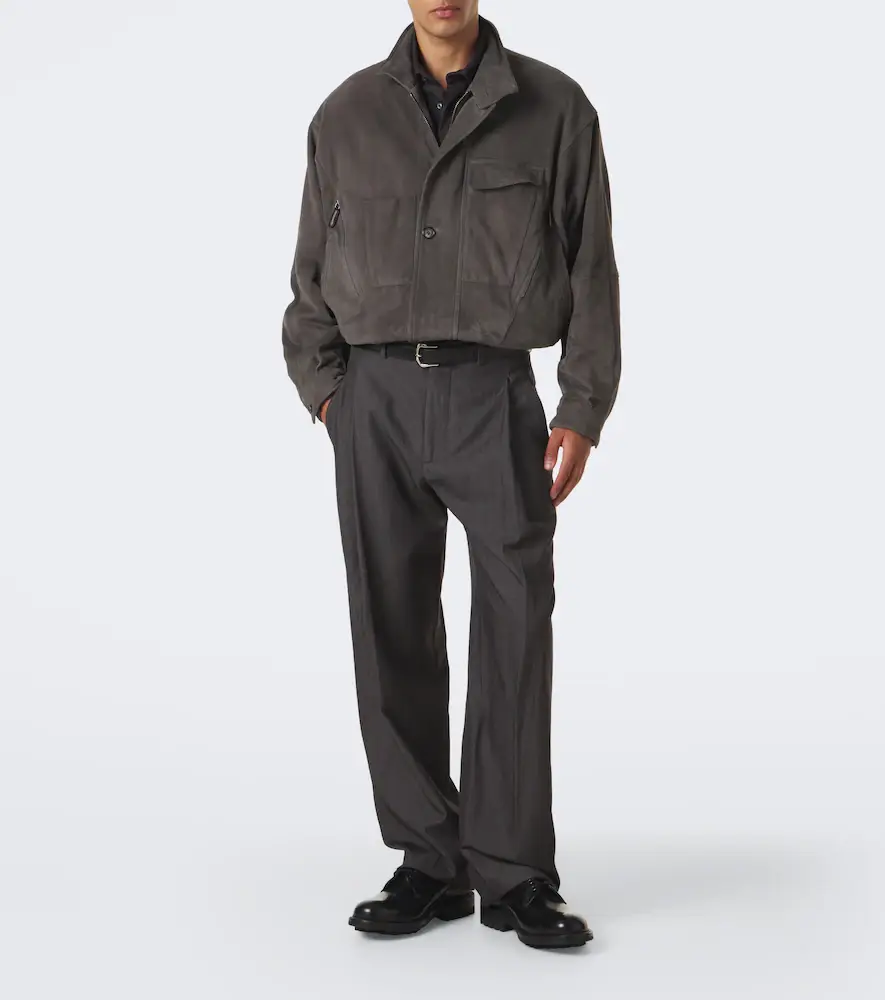 Giorgio Armani Suede jacket | Thumbnail 2 Giorgio Armani Suede jacket | Thumbnail 2