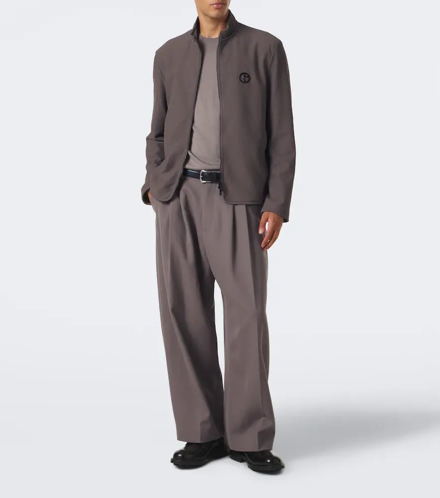 Giorgio Armani Logo blouson jacket | Thumbnail 3
