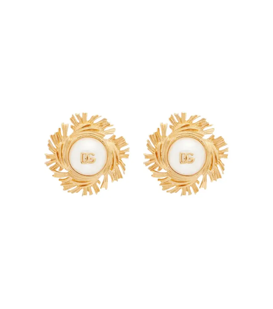 Dolce & Gabbana DG clip-on earrings | Image 1 Dolce & Gabbana DG clip-on earrings | Image 1