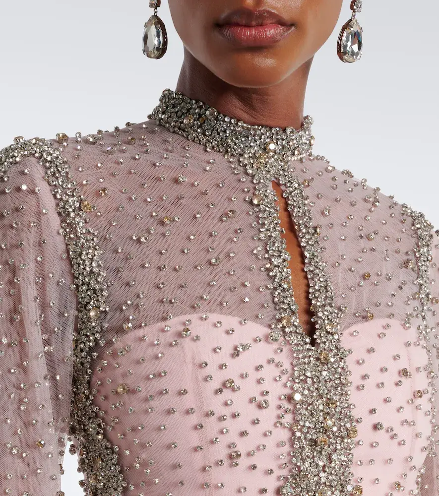 Costarellos Belina embellished tulle gown | Thumbnail 2 Costarellos Belina embellished tulle gown | Thumbnail 2