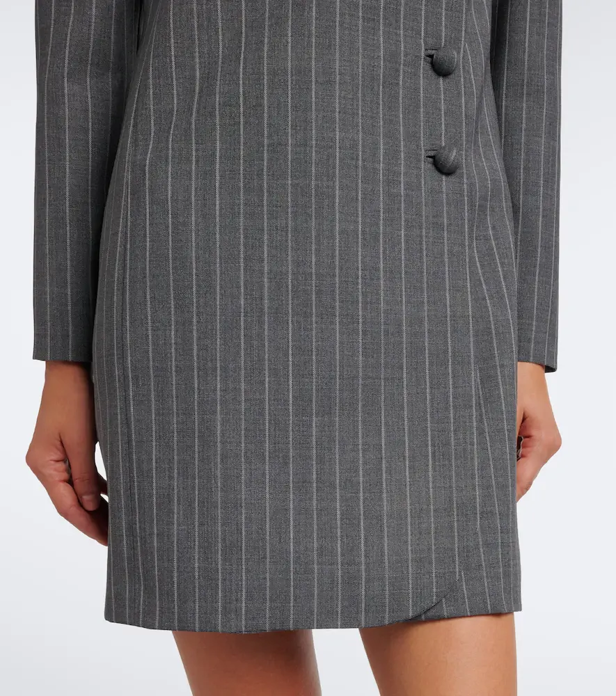 Valentino Garavani Bow-detail pinstripe virgin wool blazer dress | Thumbnail 2 Valentino Garavani Bow-detail pinstripe virgin wool blazer dress | Thumbnail 2