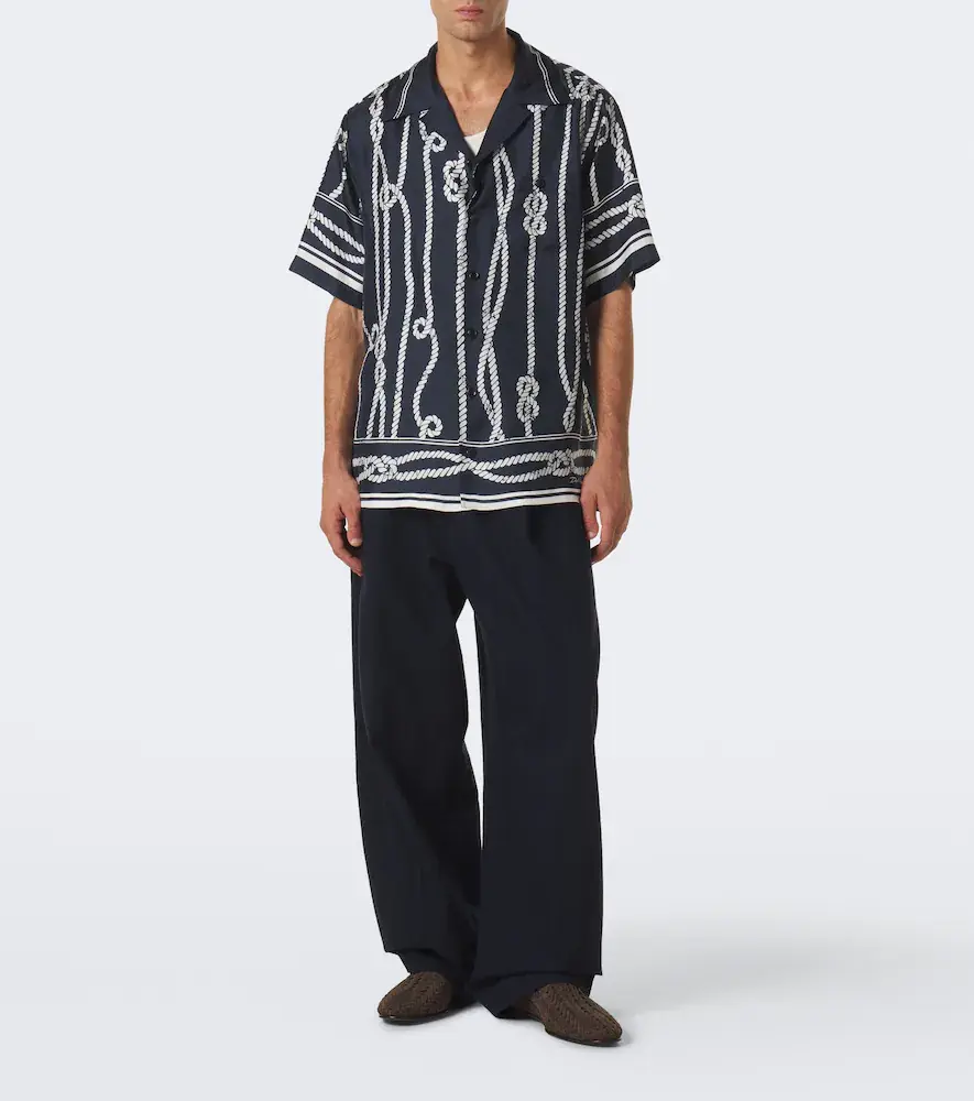 Dolce & Gabbana Printed silk bowling shirt | Thumbnail 5 Dolce & Gabbana Printed silk bowling shirt | Thumbnail 5