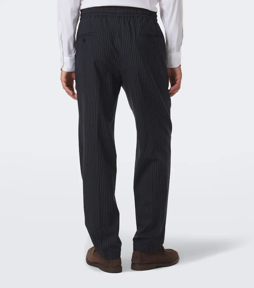 Dolce & Gabbana Pinstripe wool-blend straight pants | Thumbnail 2 Dolce & Gabbana Pinstripe wool-blend straight pants | Thumbnail 2