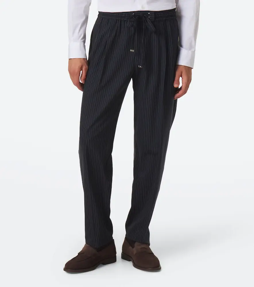 Dolce & Gabbana Pinstripe wool-blend straight pants | Thumbnail 5 Dolce & Gabbana Pinstripe wool-blend straight pants | Thumbnail 5