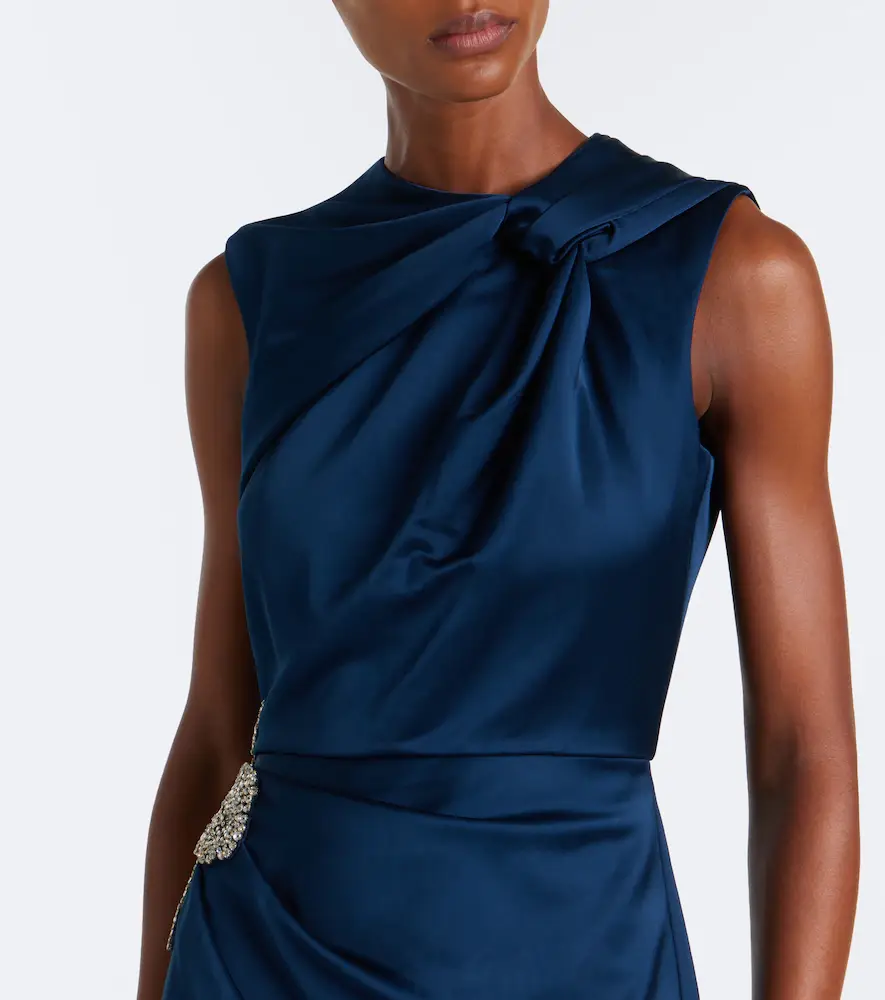 Erdem Embellished satin gown | Thumbnail 2 Erdem Embellished satin gown | Thumbnail 2