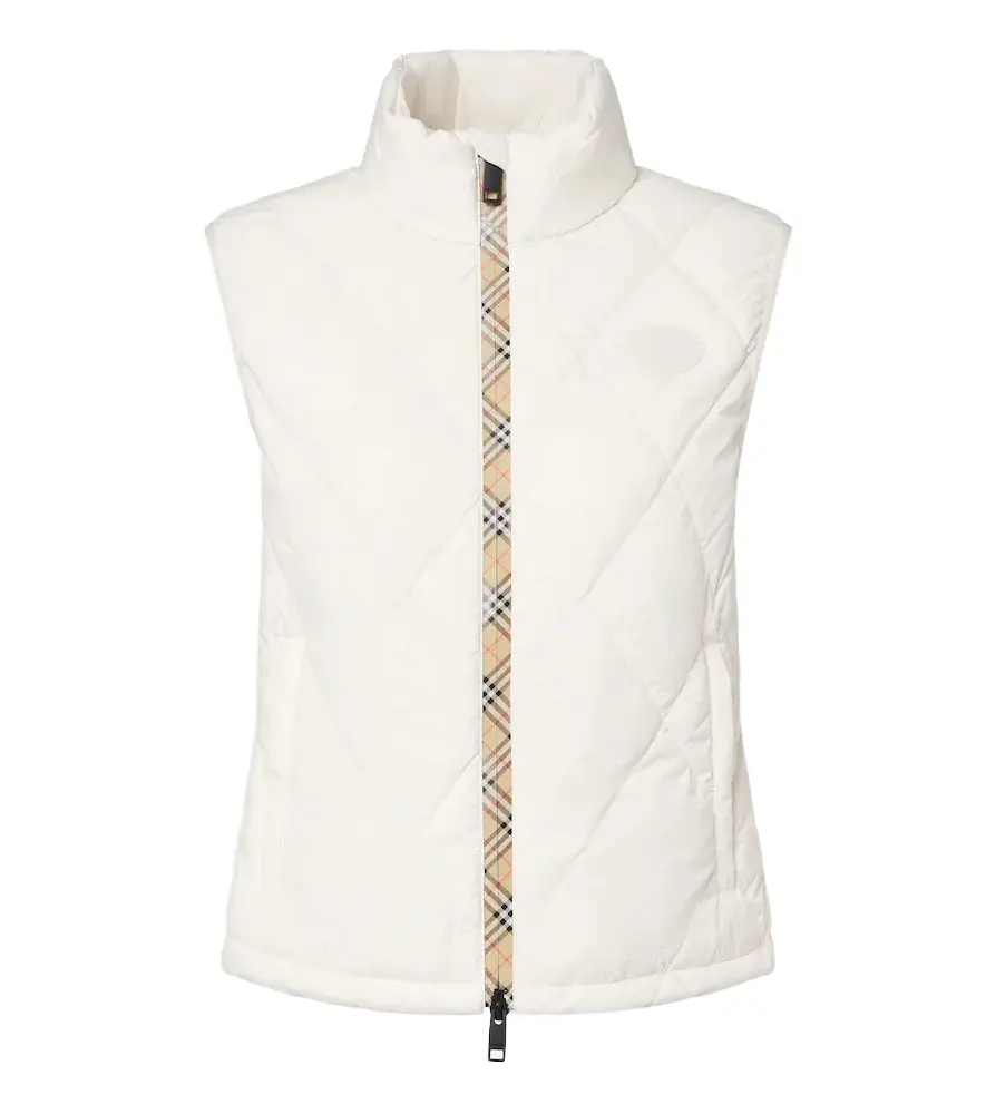 Burberry Check quilted vest | Image 1 Burberry Check quilted vest | Image 1