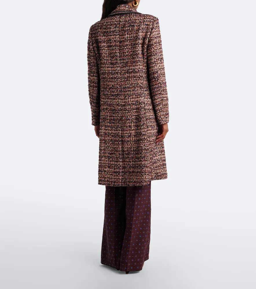 Etro Single-breasted tweed coat | Thumbnail 6