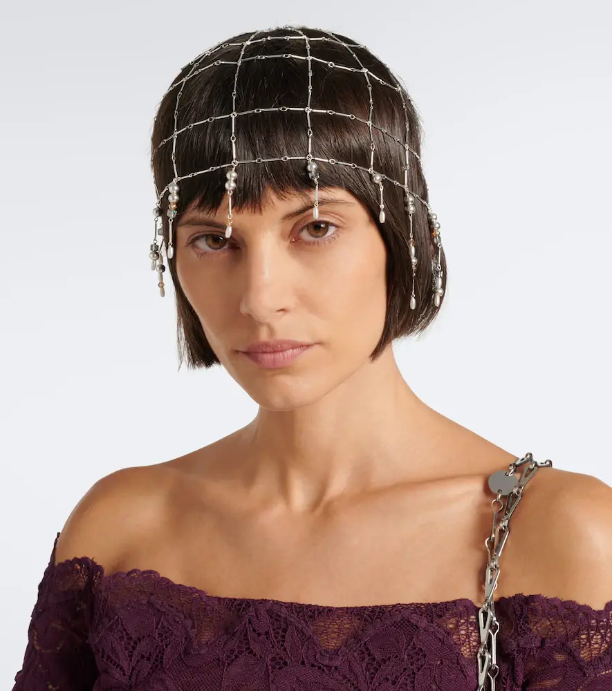 Rabanne Embellished headpiece | Thumbnail 3