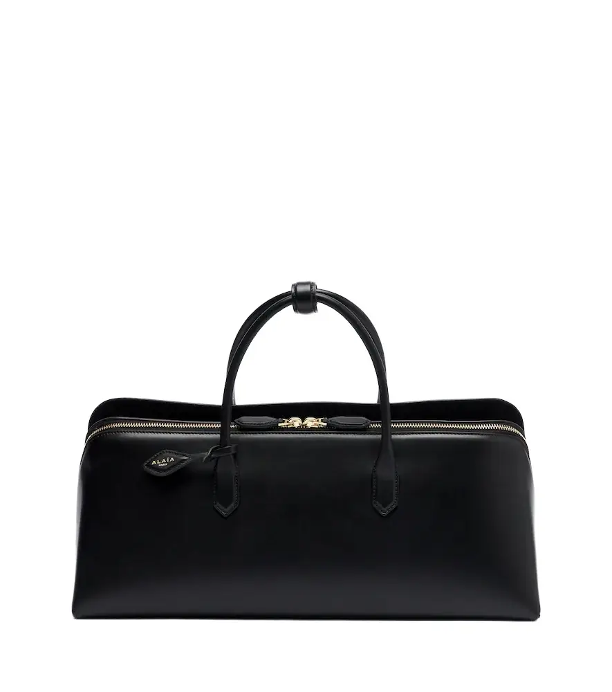 Alaia Alaïa Delta Medium leather top-handle bag | Image 1 Alaia Alaïa Delta Medium leather top-handle bag | Image 1