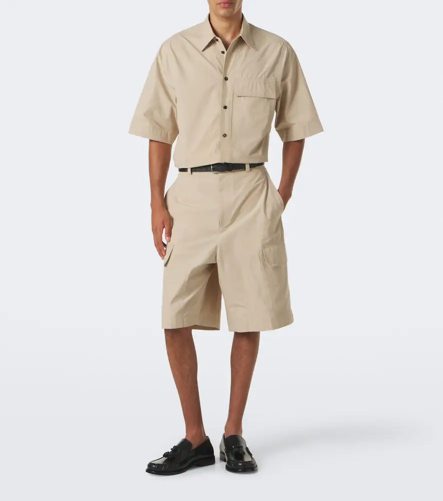 Bottega Veneta Cotton twill cargo shorts | Thumbnail 2 Bottega Veneta Cotton twill cargo shorts | Thumbnail 2