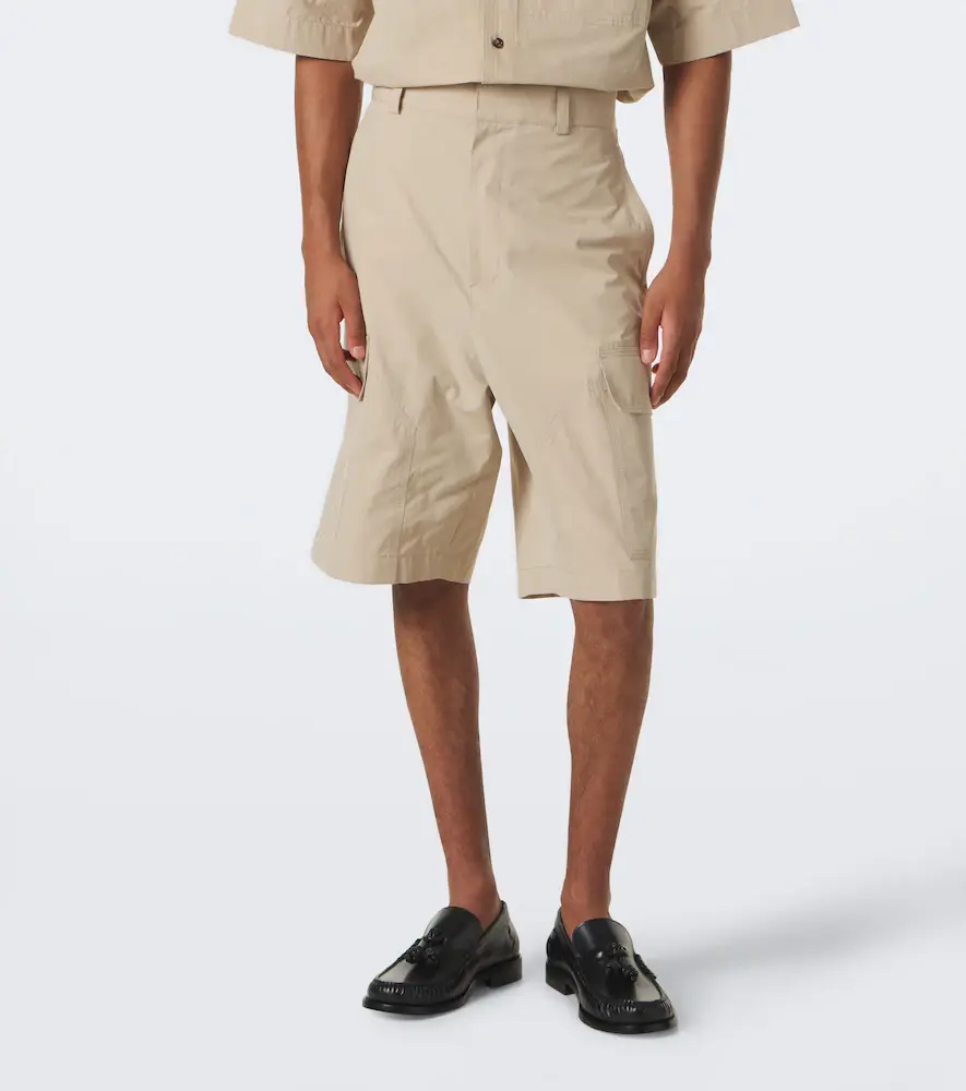 Bottega Veneta Cotton twill cargo shorts | Thumbnail 4 Bottega Veneta Cotton twill cargo shorts | Thumbnail 4