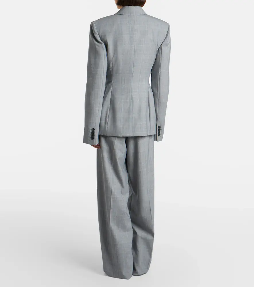 Givenchy Checked wool wide-leg pants | Thumbnail 6 Givenchy Checked wool wide-leg pants | Thumbnail 6