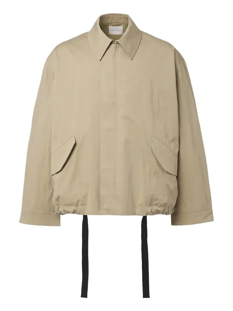 Comba cotton-blend blouson jacket Comba cotton-blend blouson jacket