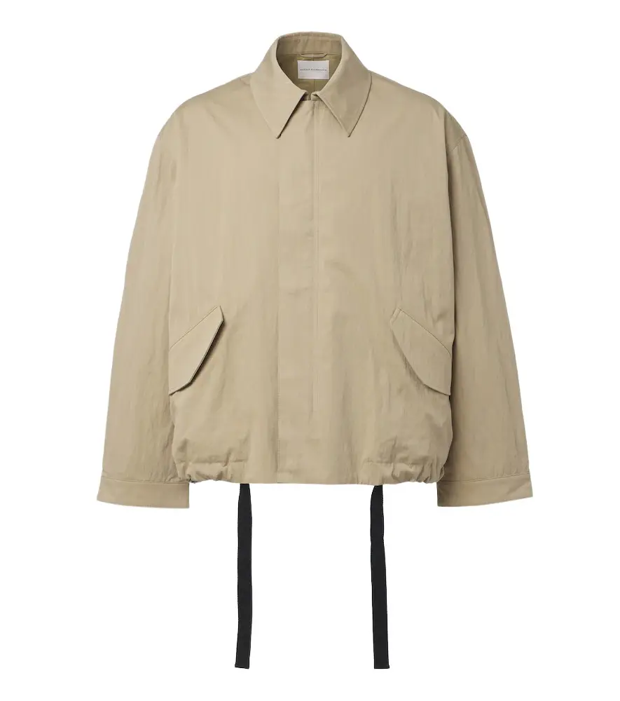 Comba cotton-blend blouson jacket Comba cotton-blend blouson jacket