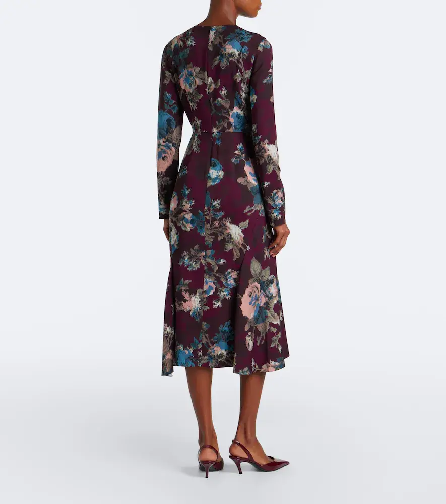 Erdem Floral cady midi dress | Thumbnail 4 Erdem Floral cady midi dress | Thumbnail 4