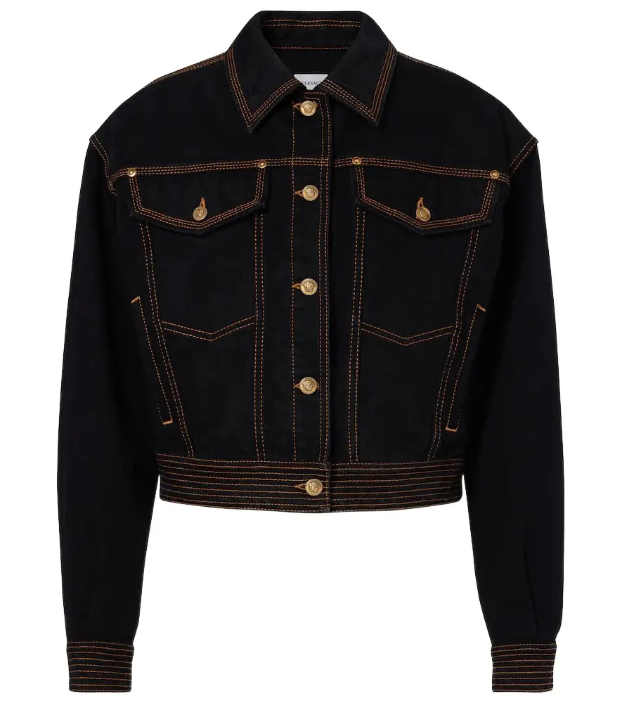Versace Medusa denim jacket | Image 1 Versace Medusa denim jacket | Image 1