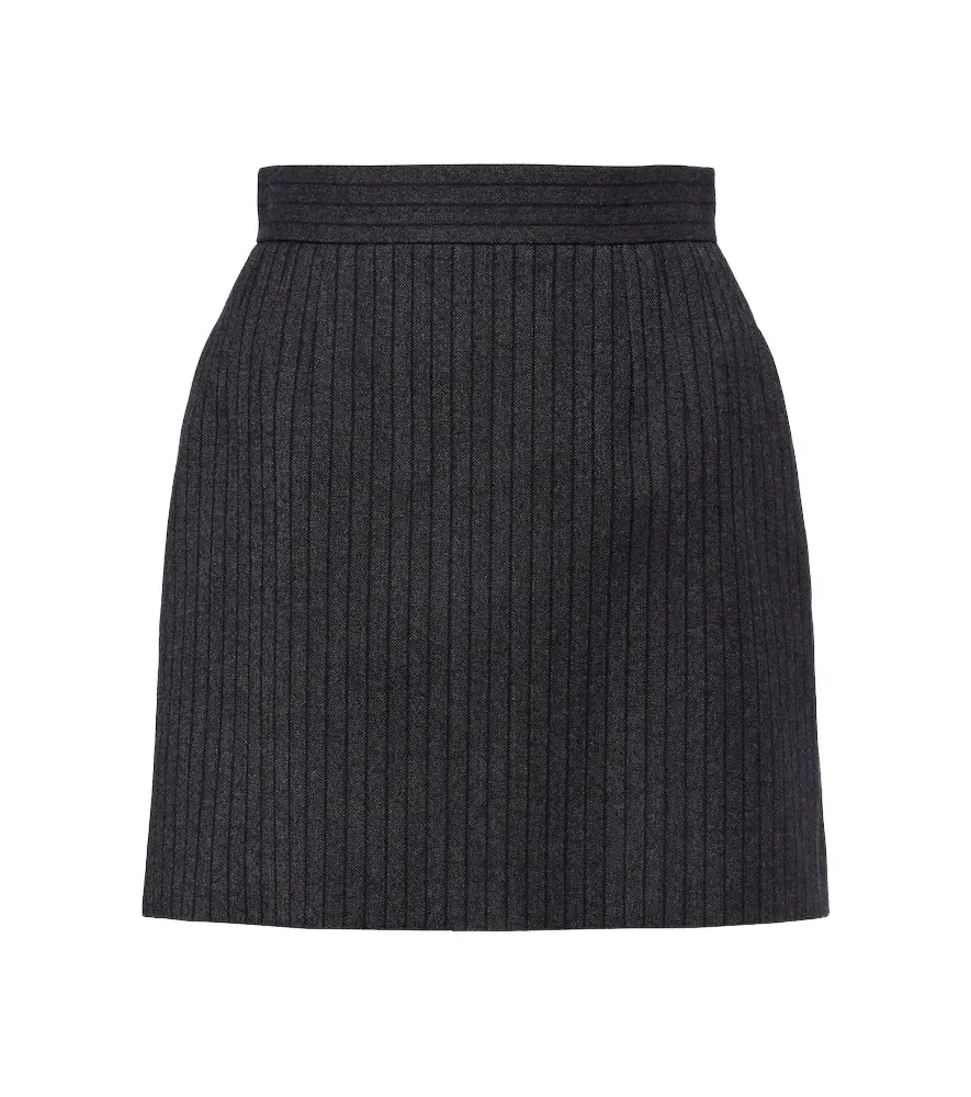 Versace Virgin wool twill miniskirt | Image 1 Versace Virgin wool twill miniskirt | Image 1