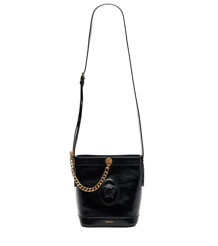 Versace Medusa Mini leather bucket bag | Image 1 Versace Medusa Mini leather bucket bag | Image 1