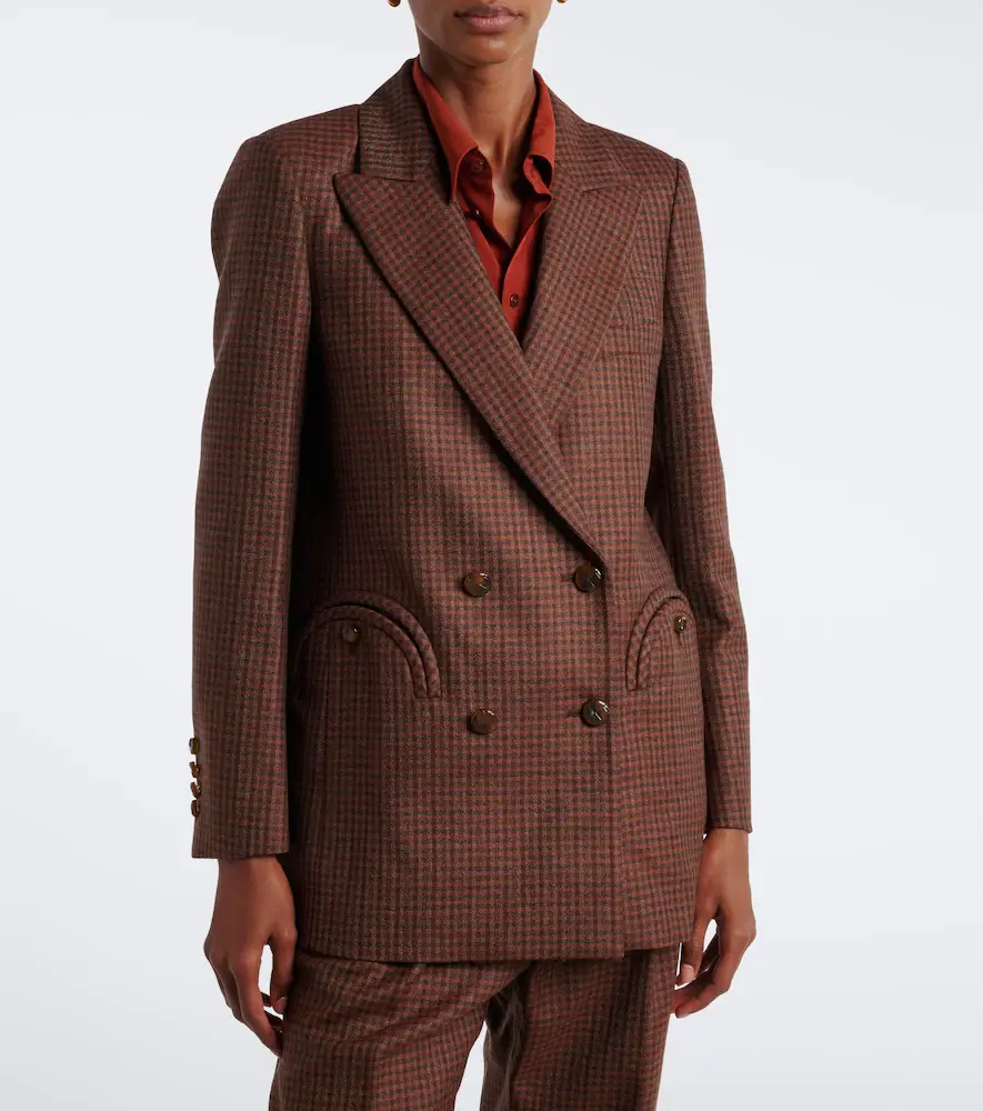 Blazé Milano Blazé Milano Everyday checked virgin wool blazer | Thumbnail 2 Blazé Milano Blazé Milano Everyday checked virgin wool blazer | Thumbnail 2