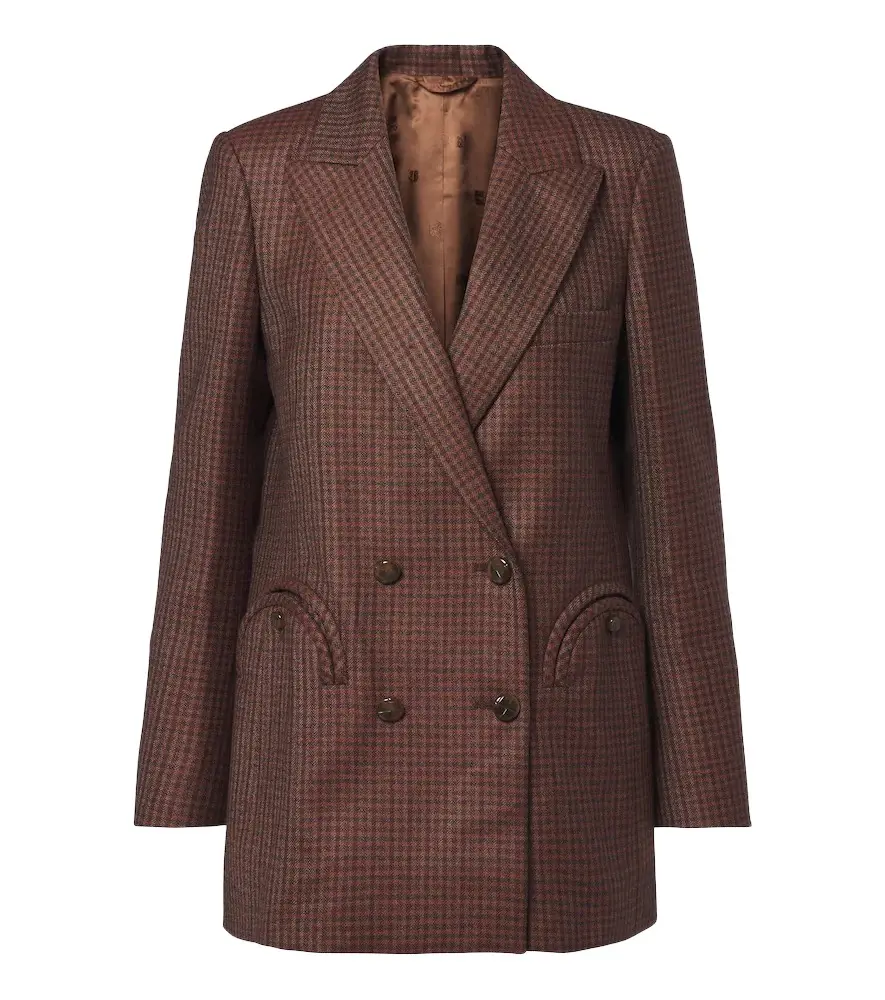 Blazé Milano Blazé Milano Everyday checked virgin wool blazer | Image 1 Blazé Milano Blazé Milano Everyday checked virgin wool blazer | Image 1