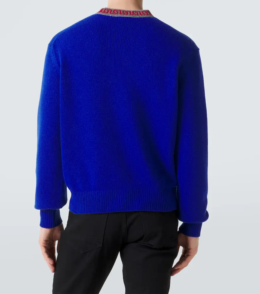 Versace Greca Border wool and cashmere sweater | Thumbnail 2