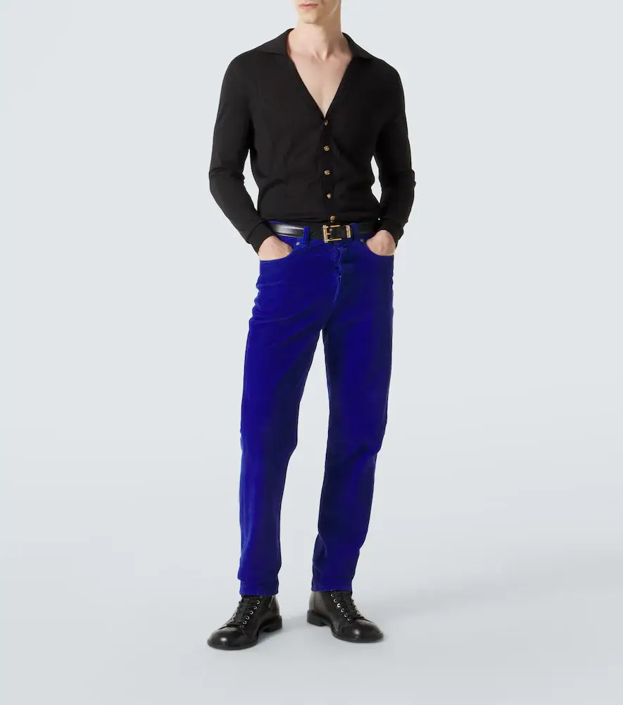 Versace Greca silk and cotton cardigan | Thumbnail 3 Versace Greca silk and cotton cardigan | Thumbnail 3
