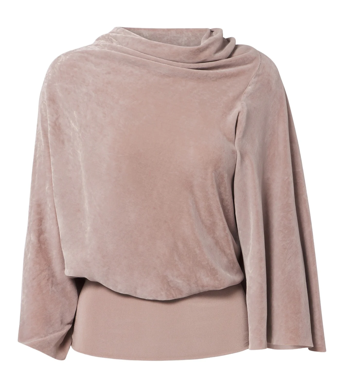 Cylinder draped velvet top Cylinder draped velvet top