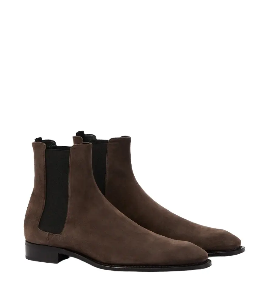 Saint Laurent Aurelien suede Chelsea boots | Image 1 Saint Laurent Aurelien suede Chelsea boots | Image 1