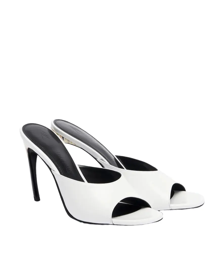 The Attico Betta leather mules | Image 1 The Attico Betta leather mules | Image 1