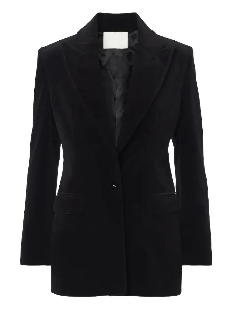 Daimy cotton velvet blazer