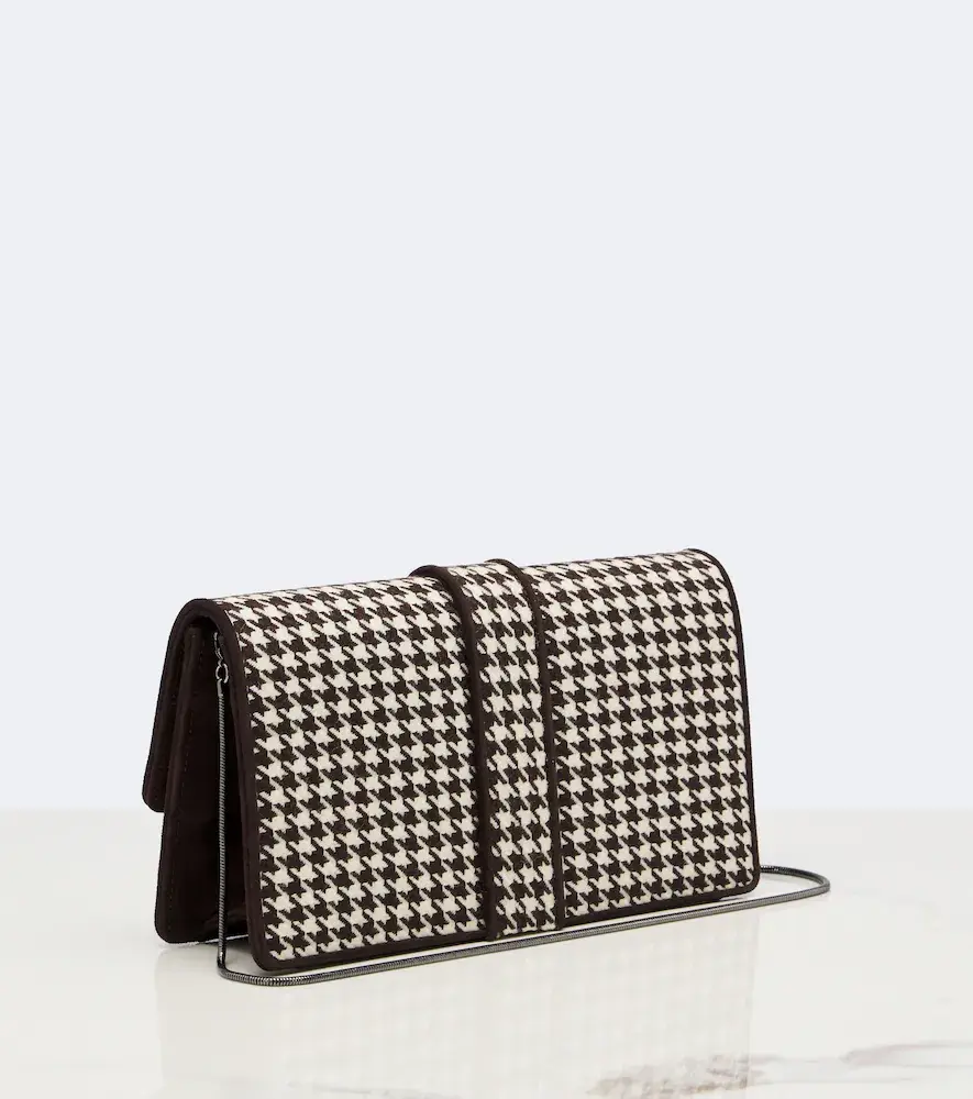 Manolo Blahnik Maycap houndstooth clutch | Thumbnail 4 Manolo Blahnik Maycap houndstooth clutch | Thumbnail 4