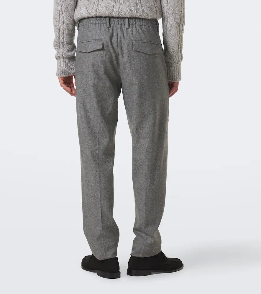 ELEVENTY Wool, cotton, and cashmere straight pants | Thumbnail 5