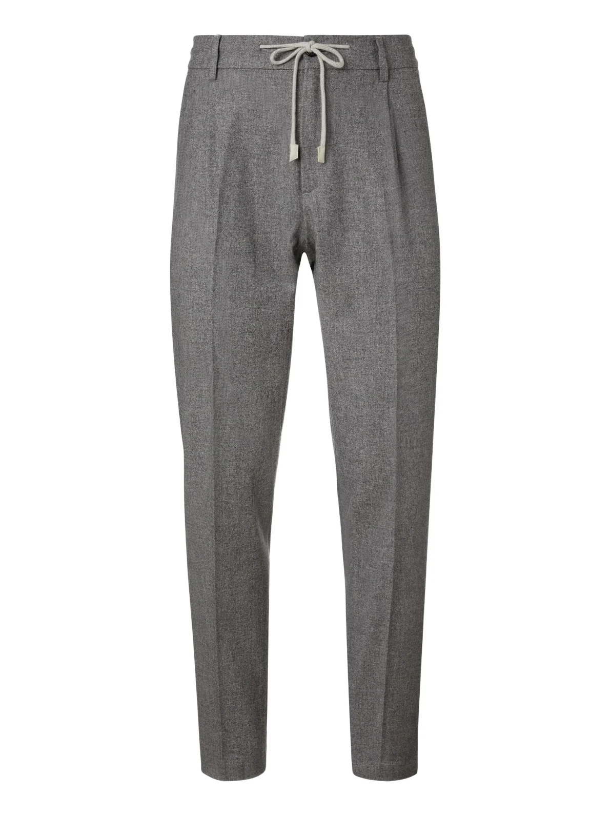 Wool, cotton, and cashmere straight pants