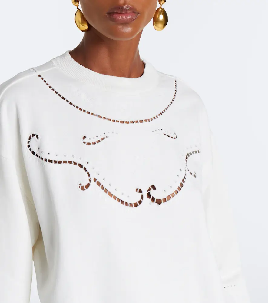 Marant Étoile Vella embroidered cotton sweatshirt | Thumbnail 5 Marant Étoile Vella embroidered cotton sweatshirt | Thumbnail 5