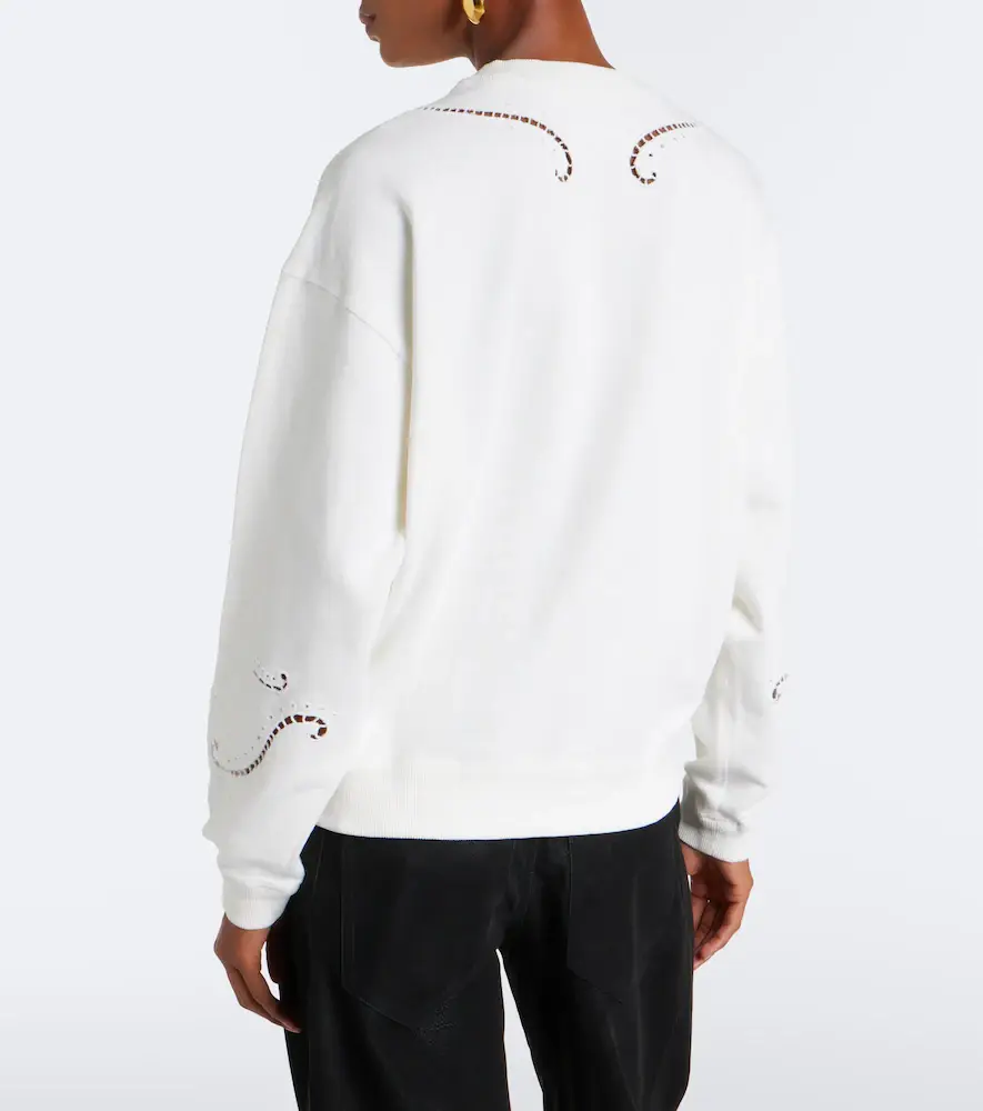 Marant Étoile Vella embroidered cotton sweatshirt | Thumbnail 6 Marant Étoile Vella embroidered cotton sweatshirt | Thumbnail 6