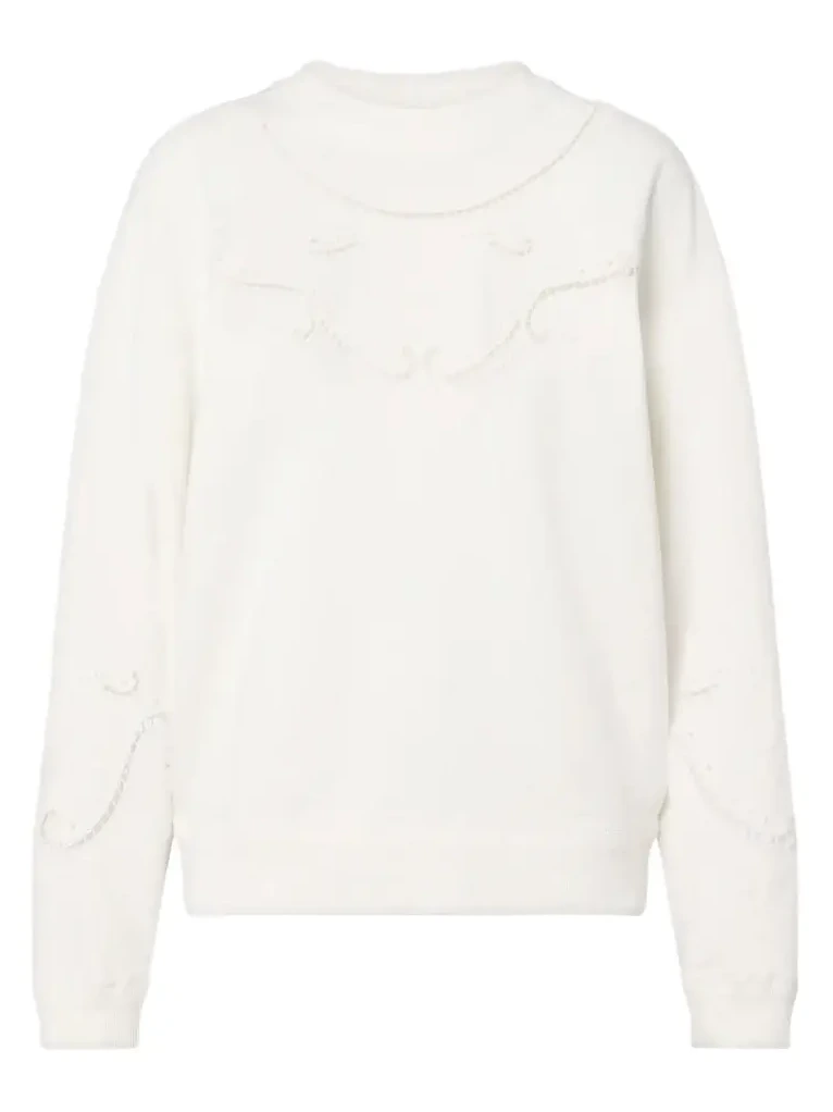 Vella embroidered cotton sweatshirt Vella embroidered cotton sweatshirt