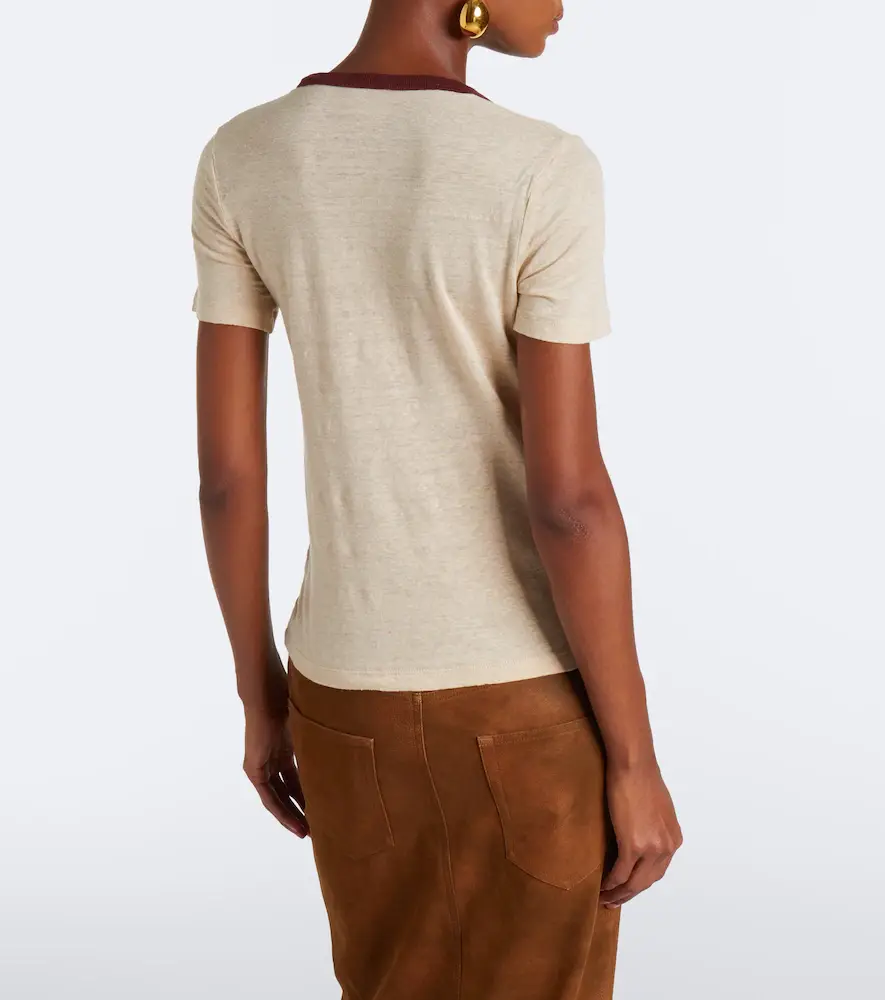 Marant Étoile Kiliann printed linen T-shirt | Thumbnail 3 Marant Étoile Kiliann printed linen T-shirt | Thumbnail 3