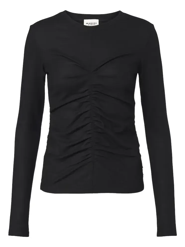 Delesa ruched jersey top Delesa ruched jersey top