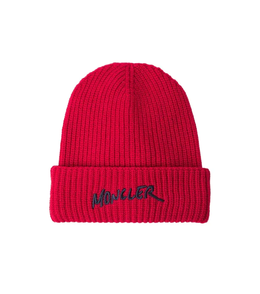 Moncler Enfant Ribbed-knit wool and cashmere beanie | Image 1 Moncler Enfant Ribbed-knit wool and cashmere beanie | Image 1