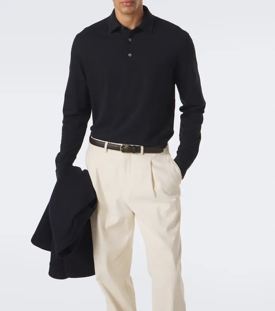 Zegna Cotton piqué polo shirt | Thumbnail 4 Zegna Cotton piqué polo shirt | Thumbnail 4