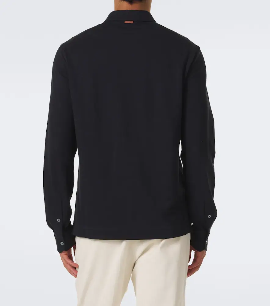 Zegna Cotton piqué polo shirt | Thumbnail 7 Zegna Cotton piqué polo shirt | Thumbnail 7