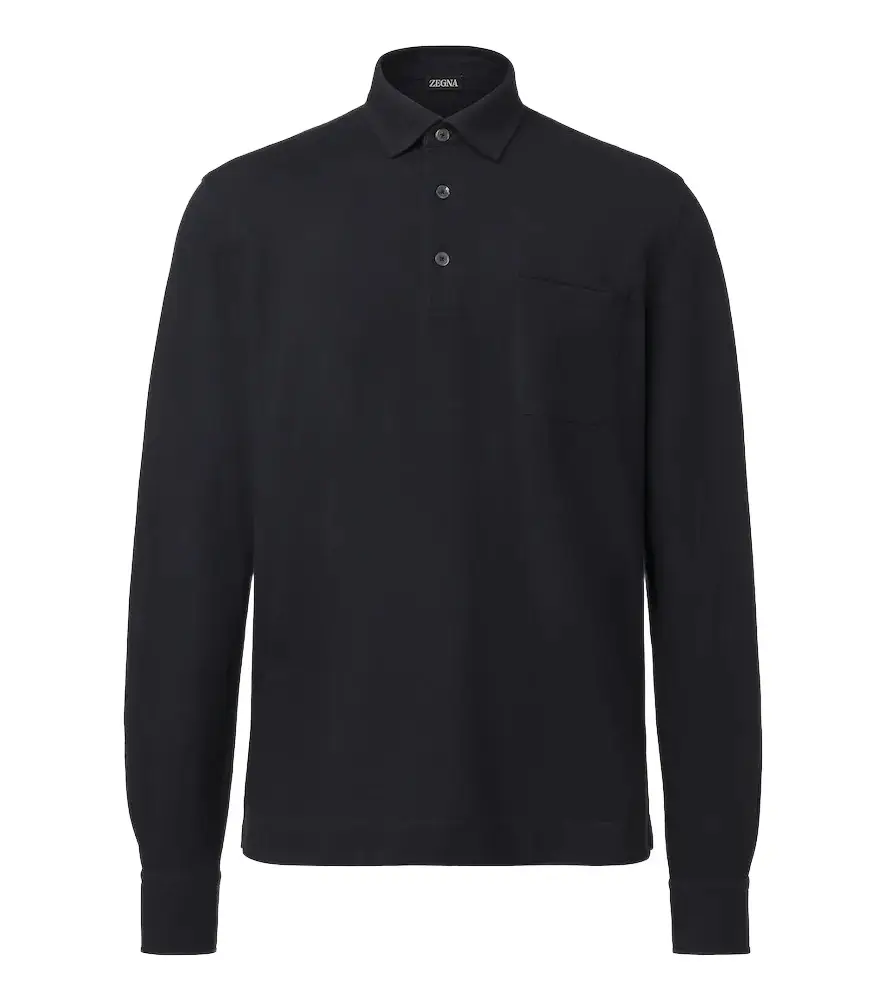 Zegna Cotton piqué polo shirt | Image 1 Zegna Cotton piqué polo shirt | Image 1