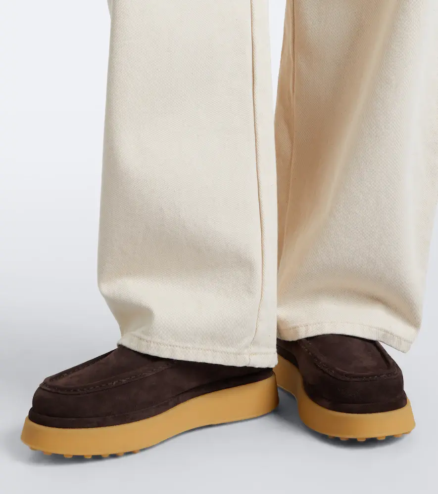 Tod's Shearling-lined suede platform mules | Thumbnail 5 Tod's Shearling-lined suede platform mules | Thumbnail 5