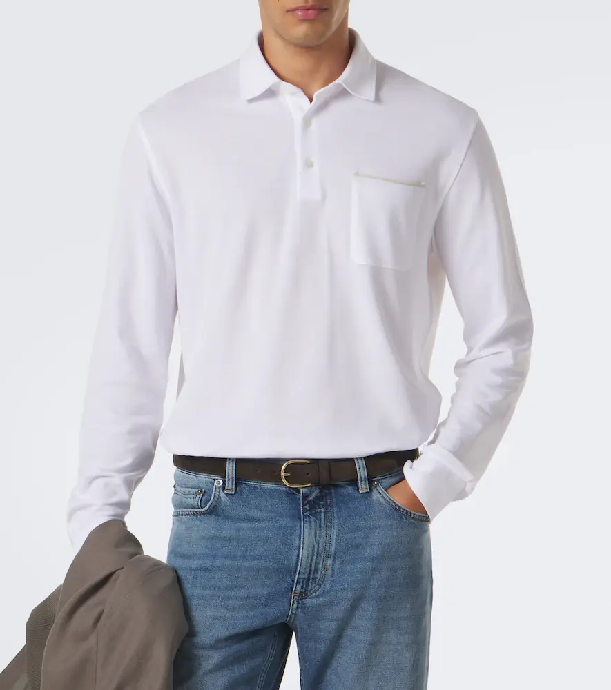 Zegna Cotton piqué polo shirt | Thumbnail 2 Zegna Cotton piqué polo shirt | Thumbnail 2