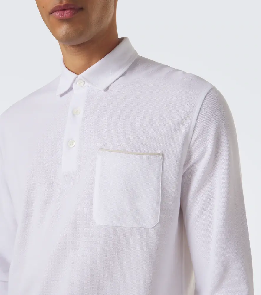 Zegna Cotton piqué polo shirt | Thumbnail 4 Zegna Cotton piqué polo shirt | Thumbnail 4
