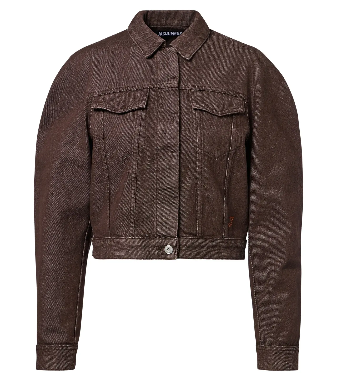 Jacquemus Ovalo cropped denim jacket