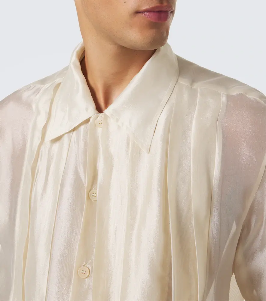 Our Legacy Every georgette tuxedo shirt | Thumbnail 4 Our Legacy Every georgette tuxedo shirt | Thumbnail 4