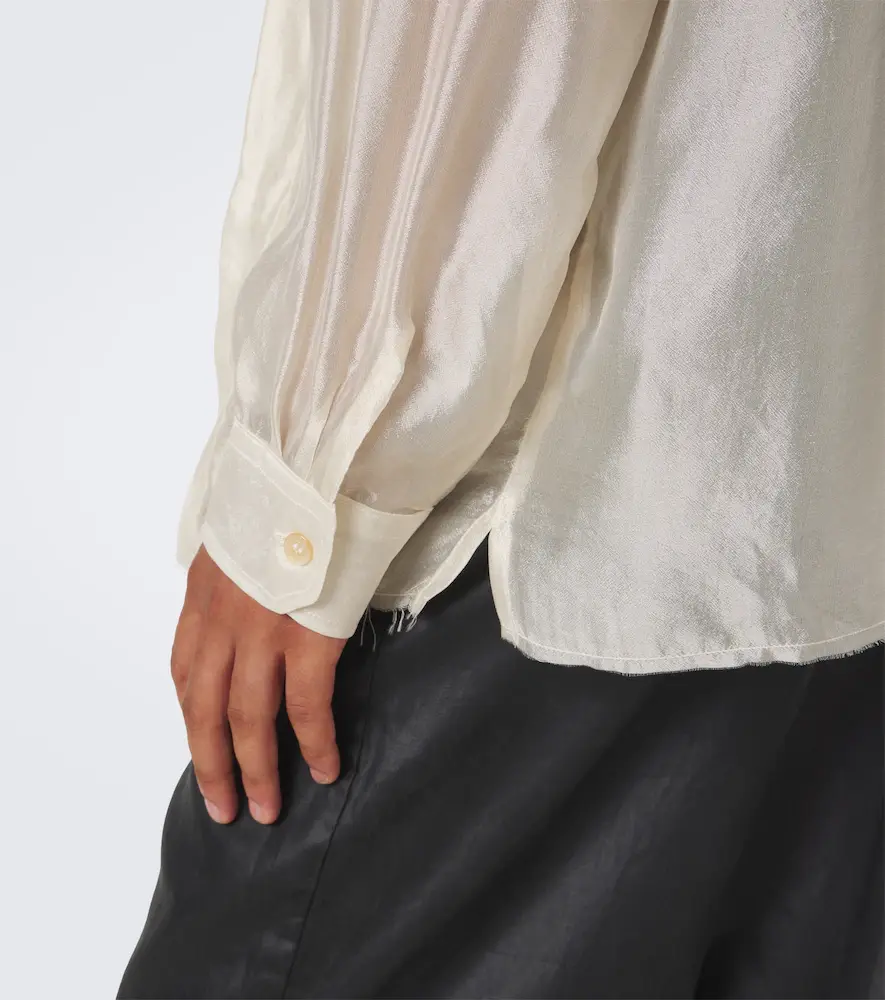 Our Legacy Every georgette tuxedo shirt | Thumbnail 5 Our Legacy Every georgette tuxedo shirt | Thumbnail 5